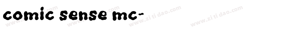 comic sense mc字体转换
